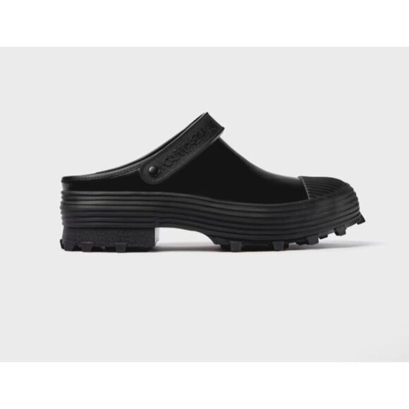 Camper Lab Traktori Leather Clogs Size 46 US 13 Mens Black CamperLab $315 - Picture 1 of 16